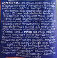 Gnocchi  Pole Extra Cheddar Bacon Ingredients