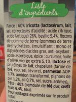 Girasoli Pesto Basilic Parmesan Et Pignons De Pin Ingredients