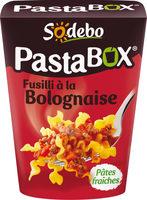 PastaBox - Fusilli  La Bolognaise Report Card