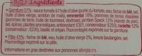 L'Ovale Jambon Speck Raclette Ingredients