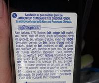 J'ai Envie D'un Sudois - Jambon Cheddar Fondu Ingredients