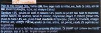 Sandwich Le Mga - Club - Poulet Rti Mayo Lgre X3 / Pain Complet Ingredients