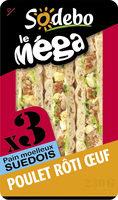 Sandwich Le Mga - Club - Poulet Rti Oeuf X3 / Pain Sudois Report Card