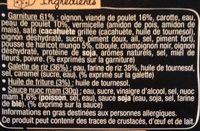 Taka - 4 Nems Poulet Ingredients