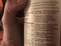 Huile D 'olive Vierge Extra Ingredients