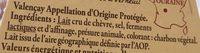 Fromage De Chvre Valenay Au Lait Cru Ingredients