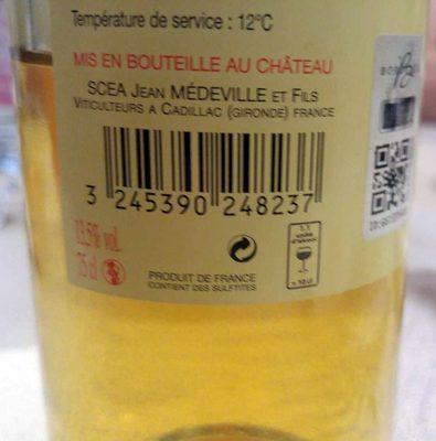 Chteau Fayau Cadillac Cuve Prestige 2010