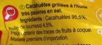 Cacahutes Grilles Trs Pauvres En Sel Ingredients