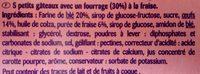 Smilly Fourrage  La Fraise Ingredients