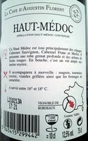 Haut Mdoc 2011 Ingredients