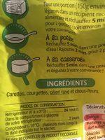 Julienne De Legumes Ingredients