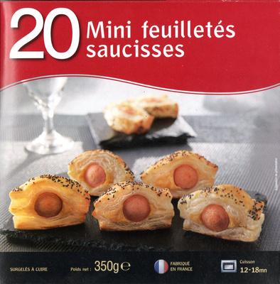 20 Mini Feuillets Saucisses