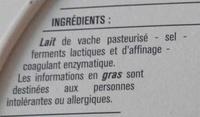 Coulommiers Au Lait Pasteuris (24 % MG) Ingredients
