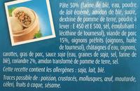 4 Banh Bao Porc & Coriandre Ingredients