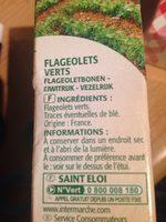 Flageolets Verts, Ltui Ingredients
