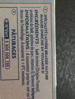 Printiligne Brasse Ingredients