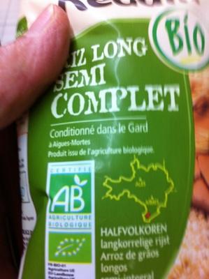 Riz Long Semi Complet