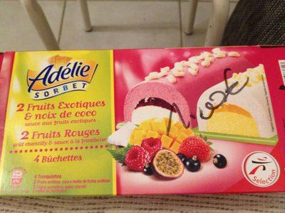 Adlie Assortiment Bchettes Fruits Exotiques/fruits Rouges Les 4 Bchettes De 120