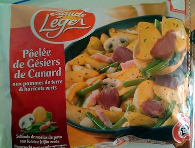 Pole De Gsiers De Canard Aux Pommes De Terre & Haricots Verts, Surgel