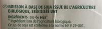 Boisson Au Soja - Nature Ingredients