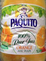 100% Pur Jus Orange Avec Pulpe Report Card