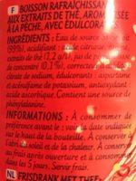 Look Iced Tea Zro - Saveur Pche Ingredients