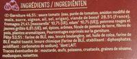 Fiorini Piz Maxi Bolo Ingredients