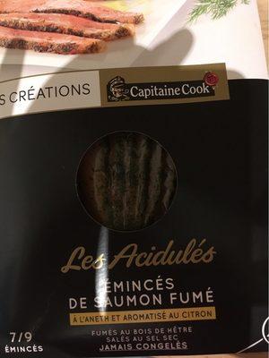 Capitaine Cook, Eminces De Saumon Fume A L'aneth Et Au Citron, La Barquette De 7/9