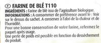 Farine De Bl T110 Ingredients