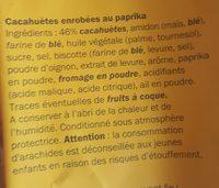 Cruspies Paprika Ingredients