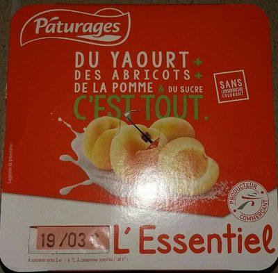 Yaourts L'essentiel  L'abricot