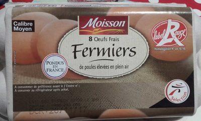 8 Ufs Frais Fermiers De Poules Leves En Plein Air