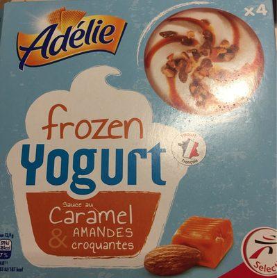 Adlie Crme Glace Frozen Yogurt Sauce Caramel & Amandes Les 4 Pots De 130