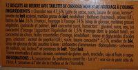 Twini Biscuits A L'orange Ingredients