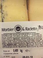 Morbier Et Raclette Ingredients