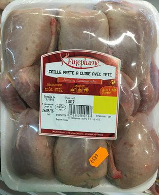 Caille Prte  Cuire Avec Tte