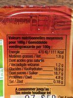 FLAN VANILLE NAPPE CARAMEL Ingredients