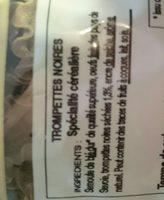 Les Trompettes  L'ancienne Ingredients