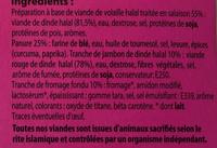 4 Cordons Bleus Halal Ingredients