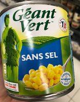 1 / 2 Mais Sans Sel Ajoute Geant Vert Report Card