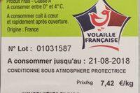 Filet De Poulet Ingredients