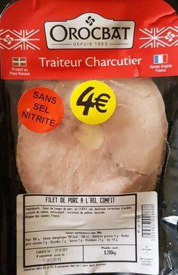 Filet De Porc  L'ail Confit