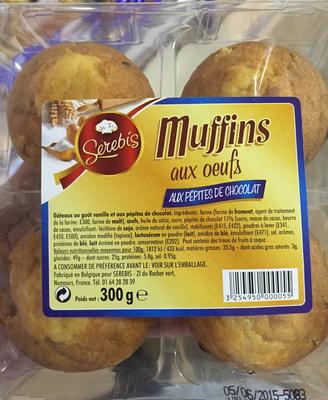 Muffins Aux Oeufs Aux Ppites De Chocolat