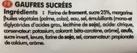 Gaufres Ligeoises Ingredients
