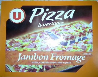 Pizza  Partager, Jambon Fromage (cheddar, Edam Et Gouda), Surgele