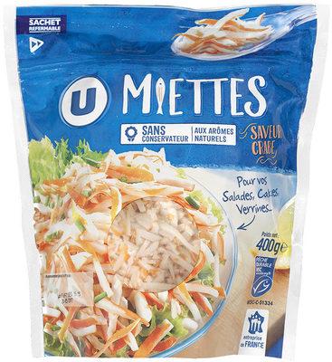 Miettes  Base De Chair De Poisson Saveur Crabe