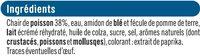 Miettes  Base De Chair De Poisson Saveur Crabe Ingredients