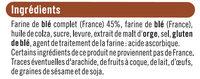 Petits Pains Grills Au Bl Complet Ingredients
