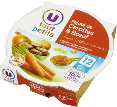 Assiette Mijot De Carottes+boeuf 12mois