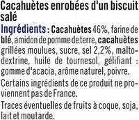 Cacahutes Enrobes Got Sal Ingredients